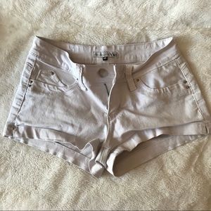 “Wanna Betta Butt?” White Jean Shorts